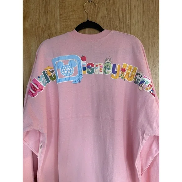 NWT 2025 Disney Parks Walt Disney World Princess Pink Spirit Jersey Size Large L - Picture 2 of 4